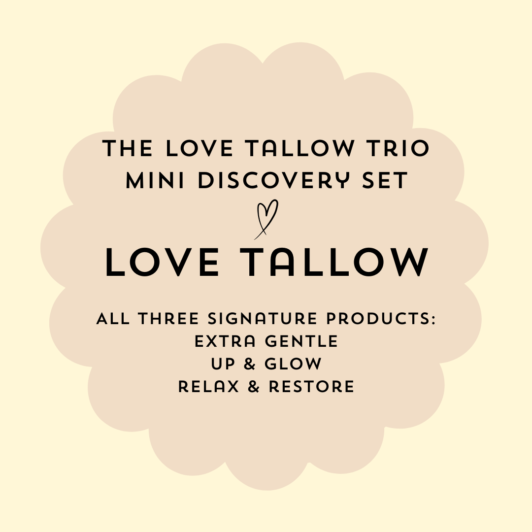 British Grass-Fed Tallow Balm: Mini Trio Discovery Set