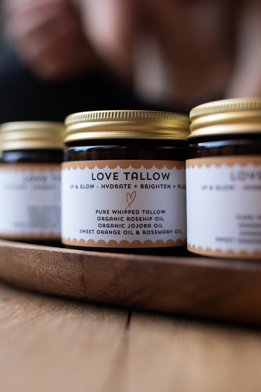 British Grass-Fed Tallow Balm: Up & Glow