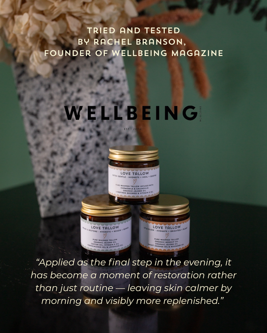 Wellbeing Magazine Reviews & Recommends Love Tallow (Jan 2026)