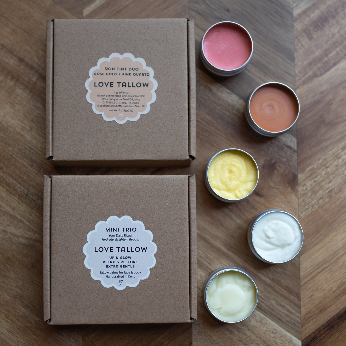 Love Tallow - The Full Set (Mini Trio + Skin Tints Duo)