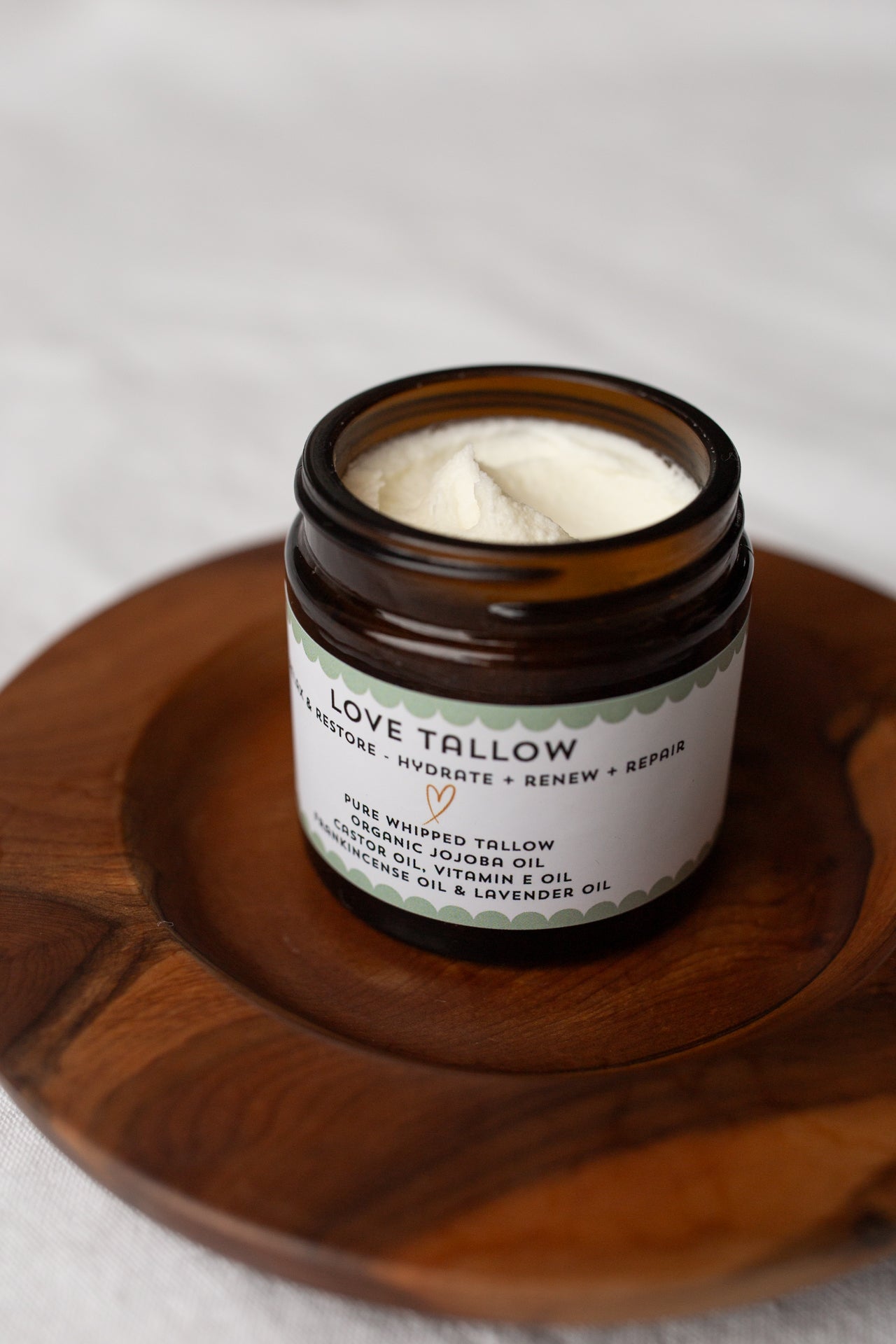 British Grass-Fed Tallow Balm: Relax & Restore