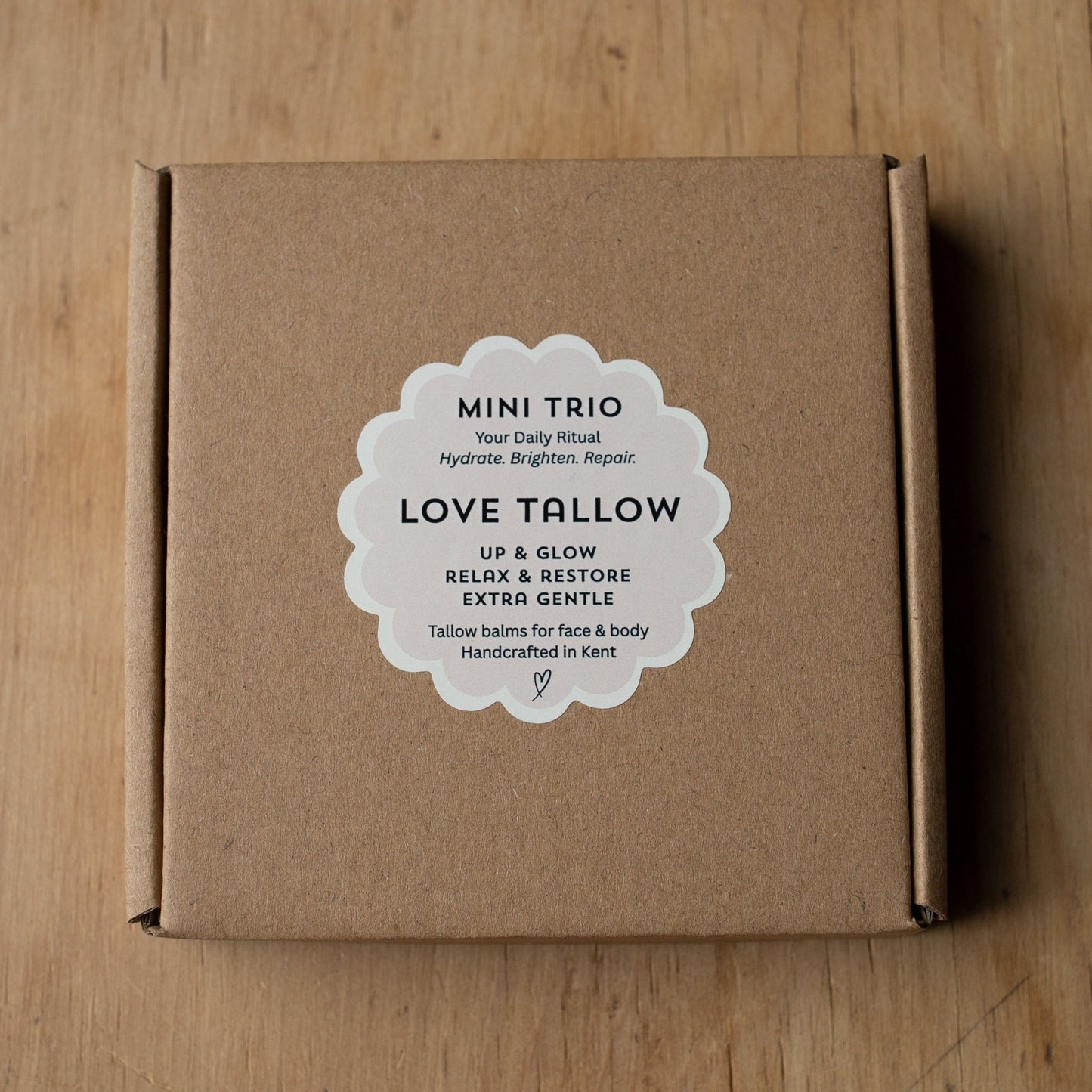 British Grass-Fed Tallow Balm: Mini Trio